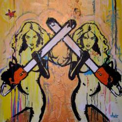 jeunes femmes a la tronconneuse MXF440 (2008) 
